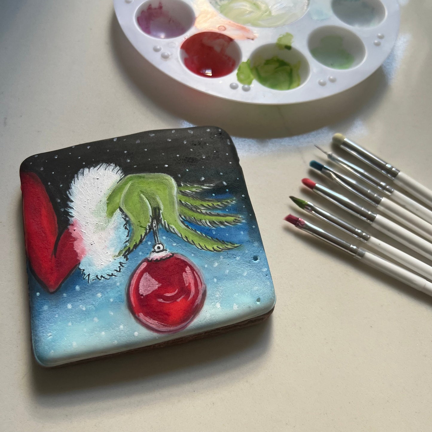 "The Mean Green One" Cookie Painting Class - (Houston, Texas) DEC 18th